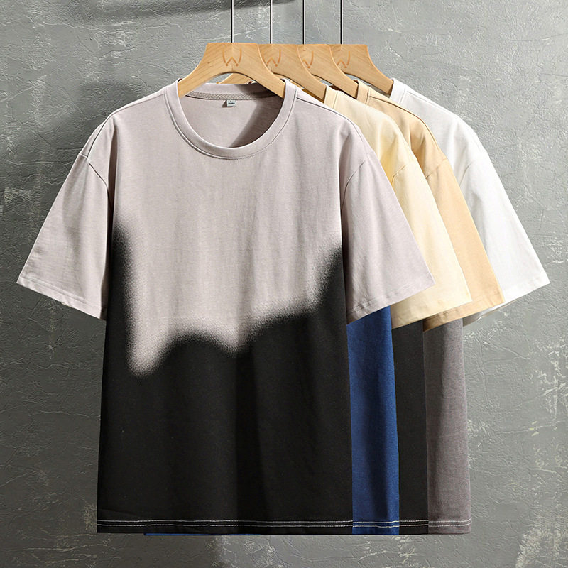 2026新款港风短袖T恤男ins潮牌夏季男装宽松体恤半袖时尚同款衣服