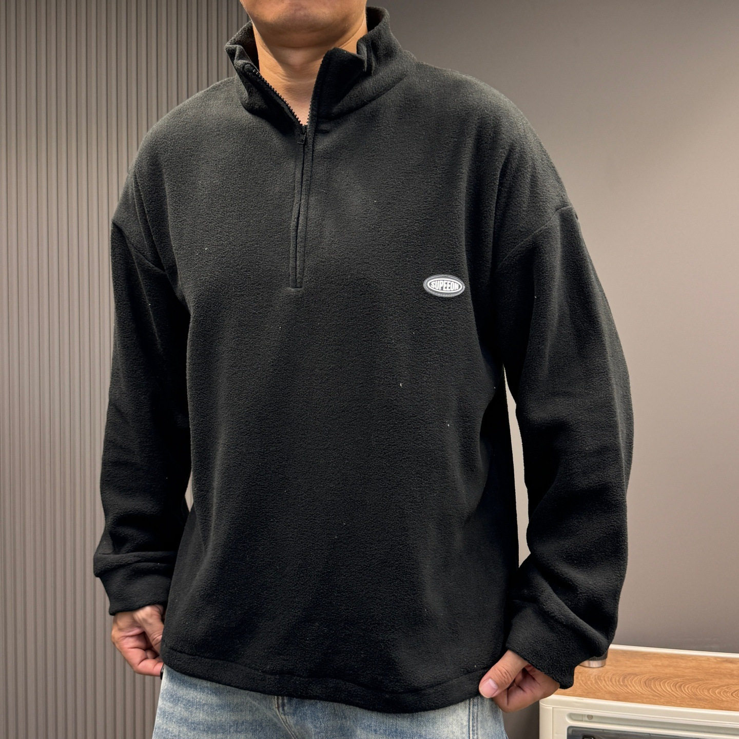 秋冬季男女同款可外穿立领抓绒衣 户外运动防风保暖休闲百搭卫衣