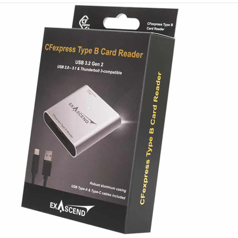 至誉科技CFexpress Type-B专用高速读卡器 USB 3.2 Gen 2专业读取