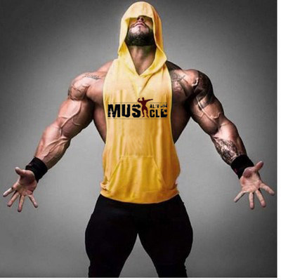 SPECIAL PRICE PROFESSIONAL FITNESS BODYBUILDING I-SHAPED VEST SPORTS HURDLE MENS SUMMER COTTON LOOSE MENS SWEAT YOUTH SHOULDERS