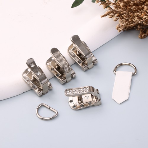 高档金属暗扣水貂毛大衣鸭嘴扣