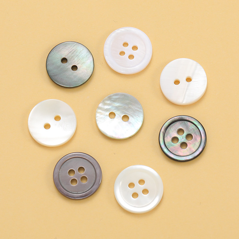 천연 쉘 버튼 MALOVITE 흰색 셔츠 버튼 하이 엔드 여성 니트 스웨터 카디건 정장 셔츠 버튼