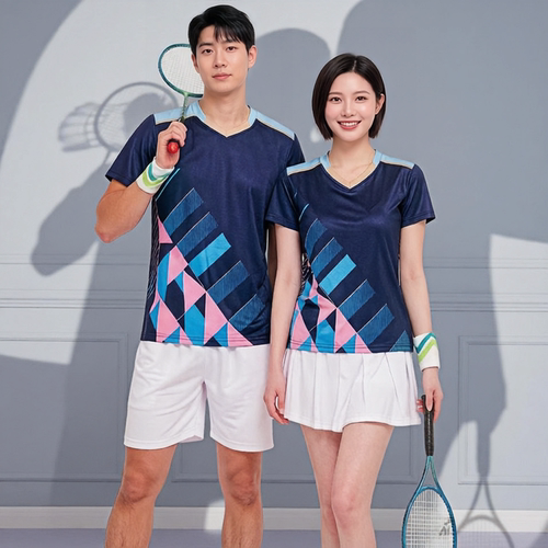 速干羽毛球服套装男女款队服定制