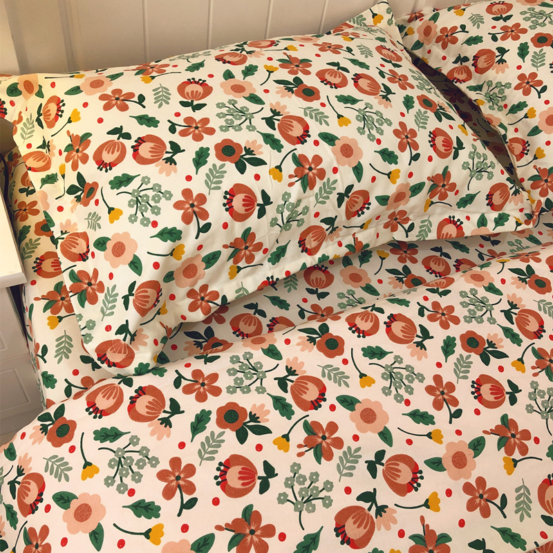 【粗布枕套】加厚加密全棉麻帆布纯棉老粗布枕套一对夏季碎花单人,床上用品,枕套,淘宝优惠券,粉丝福利购,淘宝优惠卷