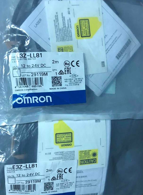 omron/欧姆龙激光光电传感器 e3z-ll81 激光光电传感器询价