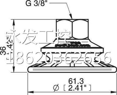 ￥BFF60P派亚博PIAB真空吸盘BFF60P.4R.06UA全新原装0118995开增