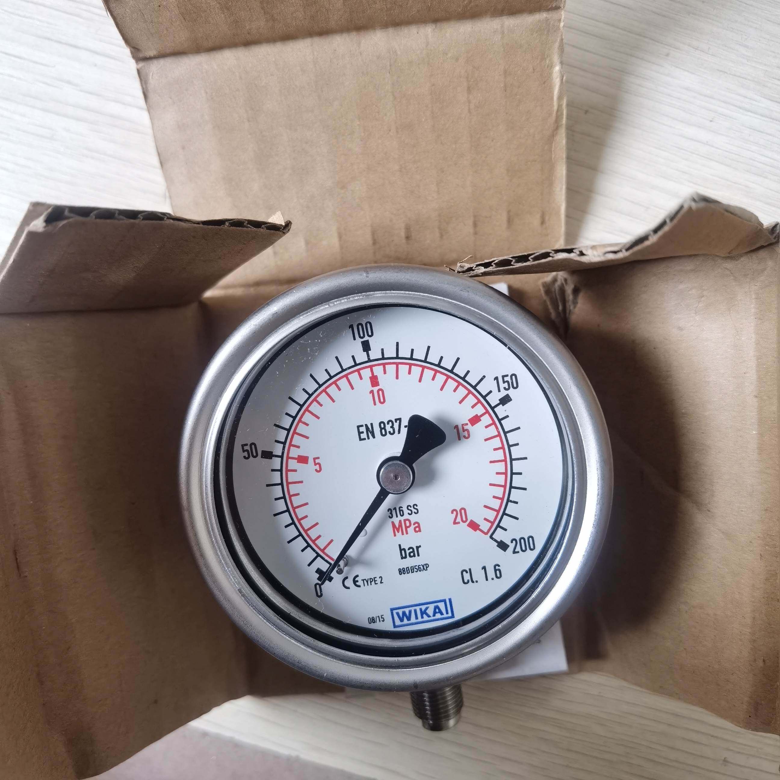 $ 全新原装 wika 威卡 232.50.063 20 bar/mpa g1询价