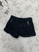 复古显瘦百搭高腰卷边短裤 女休闲通勤短裤