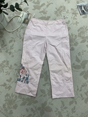 直筒休闲通勤七分裤 复古显瘦百搭高腰阔腿裤 女夏季