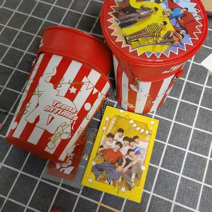 现货tnt时代少年亲笔签名爆米花