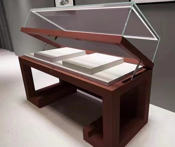 定制博物馆木质金属展示柜