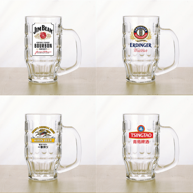 logo耐热加厚超大扎啤杯