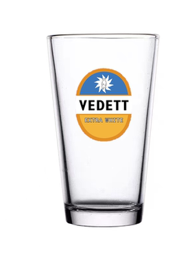 白熊啤酒专用啤酒杯Vedett啤酒专用杯无铅小麦啤酒杯定制LOGO