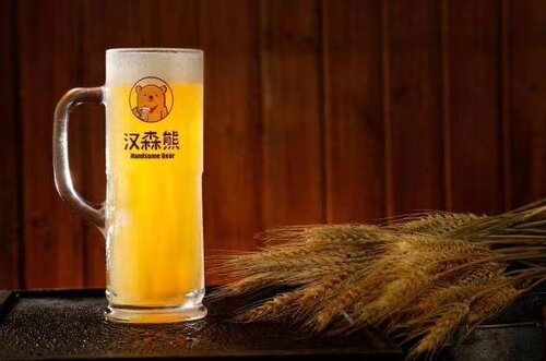 汉森熊精酿啤酒杯专用无铅加厚