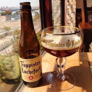 比利时罗斯福圣杯修道院啤酒杯rochefort罗斯福啤酒专用杯 手工制