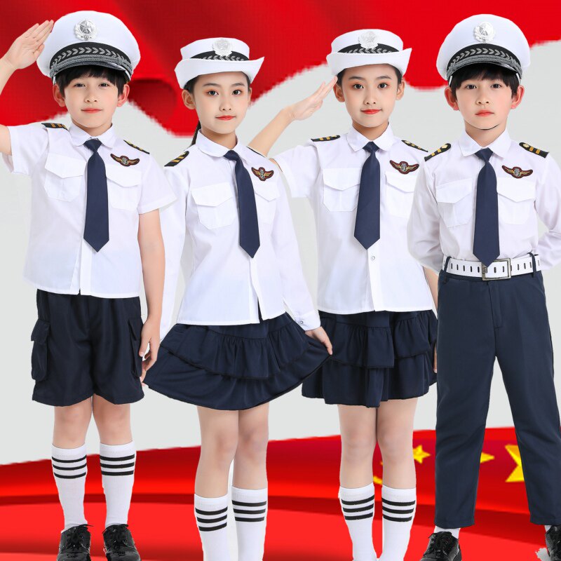 儿童军装小海军制服诗歌朗诵演出服大合唱表演服小学生升旗手服装