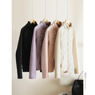 小耳出品90%白鸭绒男插肩袖外套