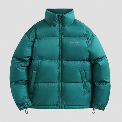 羽绒服男冬季2025新款潮牌立领加厚保暖白鸭绒外套男士冬装面包服