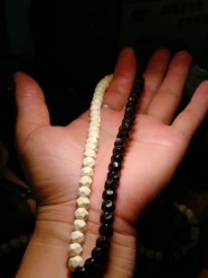 错成出品猛犸椰蒂无相黑白配串单圈手持纯手工精选手串男女通用款