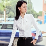 Рубашка, модный лонгслив, дизайнерский костюм, комбинезон, осенняя, в корейском стиле, тренд сезона