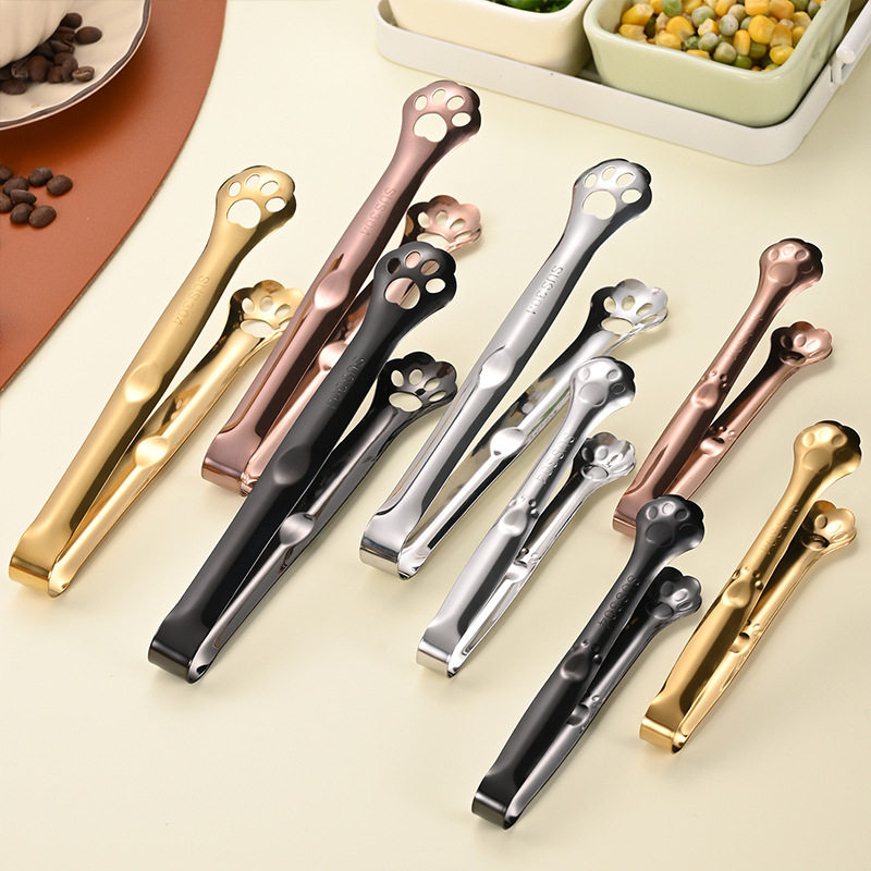 304不锈钢猫爪食物夹可爱创意冰夹毛巾夹糖夹烧烤夹零食小夹子,厨房/烹饪用具,厨用取碗/盘夹,淘宝优惠券,粉丝福利购,淘宝优惠卷