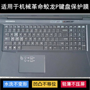 适用机械革命蛟龙P键盘保护膜17.3寸笔记本电脑防尘防水透明TPU套