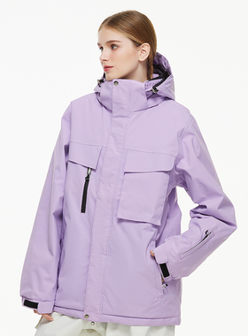 ARCTIC QUEEN滑雪服男女冬季防风防水保暖户外单板双板滑雪服新款