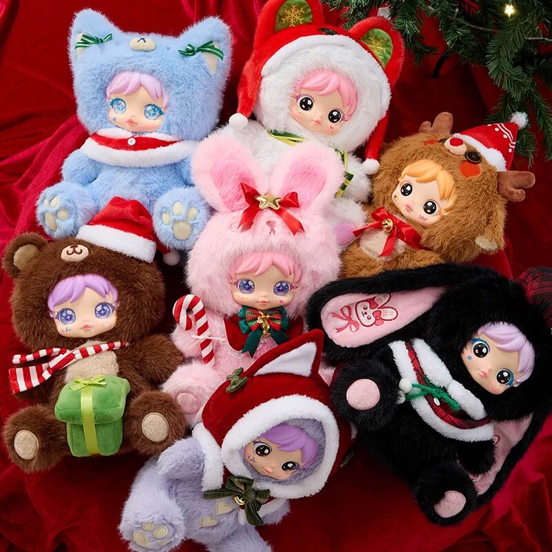 Amy 艾米奇妙圣诞夜680%系列毛绒公仔盲盒 女生礼物 室内摆件玩偶