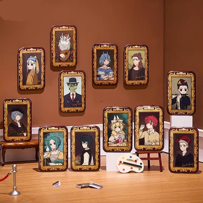 名画系列马口铁徽章动漫卡通角色