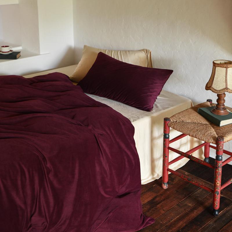 南法假日天鹅绒四件套