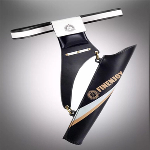 炎字推荐 ：锋羽玖艺真牛皮防水磁力箭壶竞技反曲弓美猎传统弓箭囊