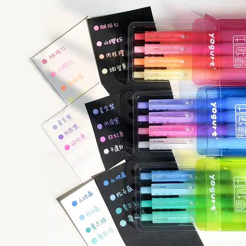 黑色卡纸专用按动丙烯彩色中性笔