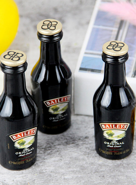 百利Baileys洋酒 百利甜小瓶酒进口力娇酒配制酒奶油原味酒版50ml
