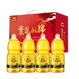 金龙鱼稻米油礼盒G1.5L*4桶食用植物油炒菜福利活动礼品年货礼盒