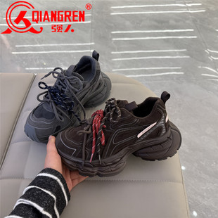 厚底老爹鞋 棉鞋 女加绒保暖运动休闲鞋 新款 女2025冬季 3515强人女鞋