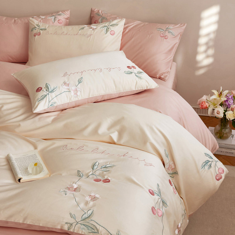 A类100支高级感床上四件套全棉纯棉2025新款长绒棉床单被套床笠款,床上用品,床品套件/四件套/多件套,淘宝优惠券,粉丝福利购,淘宝优惠卷