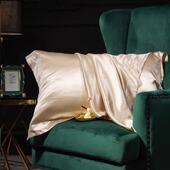 外贸清仓 真丝枕套一对美容桑蚕丝枕头套枕芯内胆套冰丝枕巾