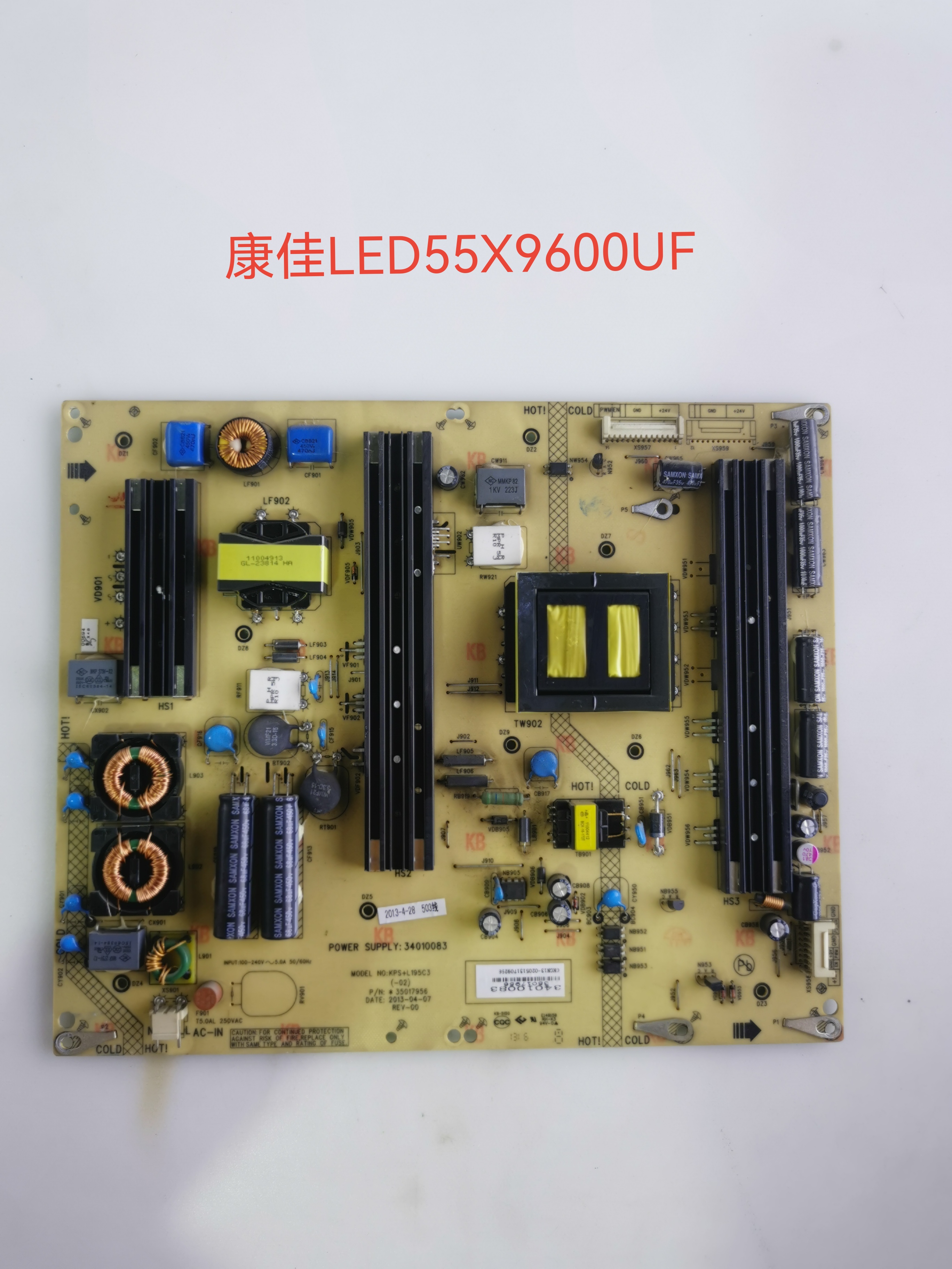 原装康佳LED55/58X9600UE/K60U电源板34010083 35017956