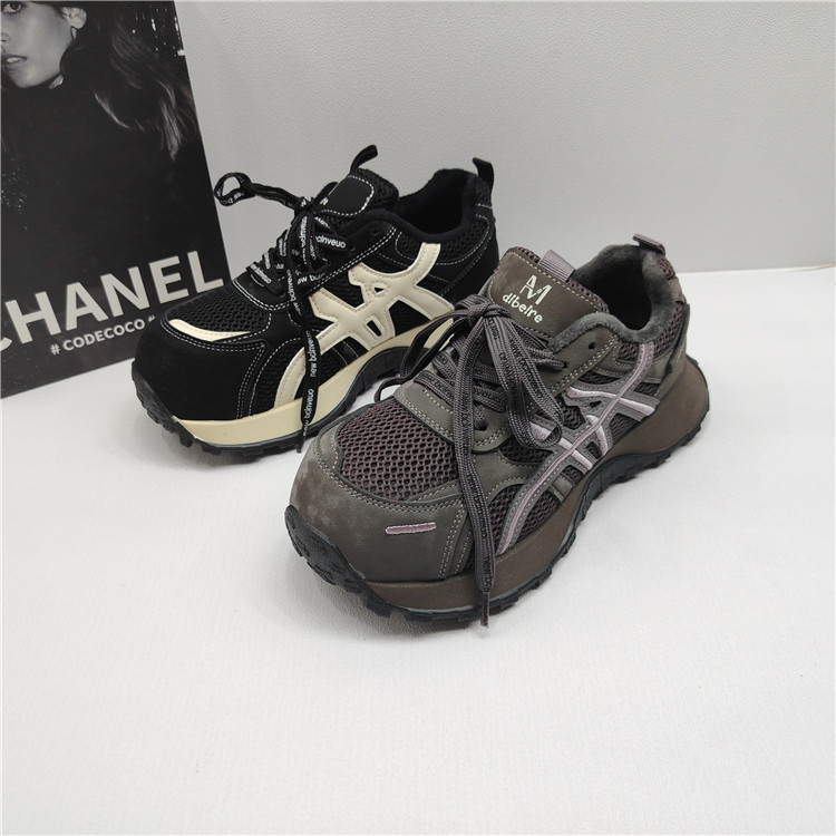 厚底老爹鞋女透气增高百搭休闲运动鞋户外跑步鞋