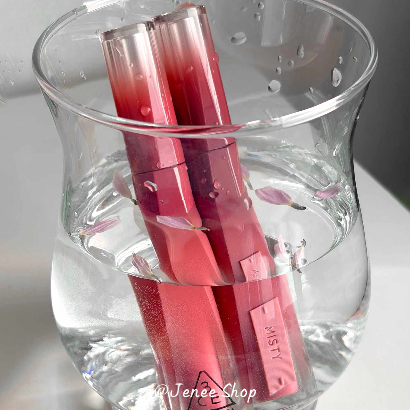 3ce三熹玉裸感微光唇露水感成膜不沾杯显白镜面水润持色唇釉口红