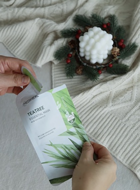 MEDIHEAL美迪惠尔面膜积雪草茶树精华玻尿酸补水保湿透明质酸保湿