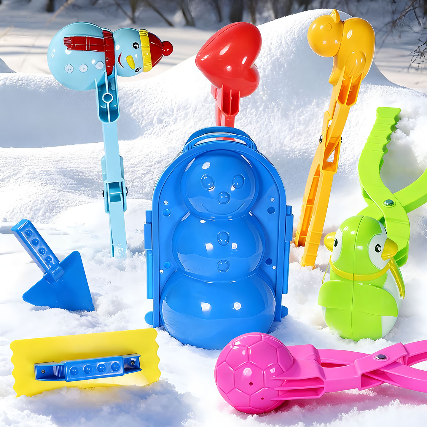雪球夹神器堆雪人打雪仗玩雪工具