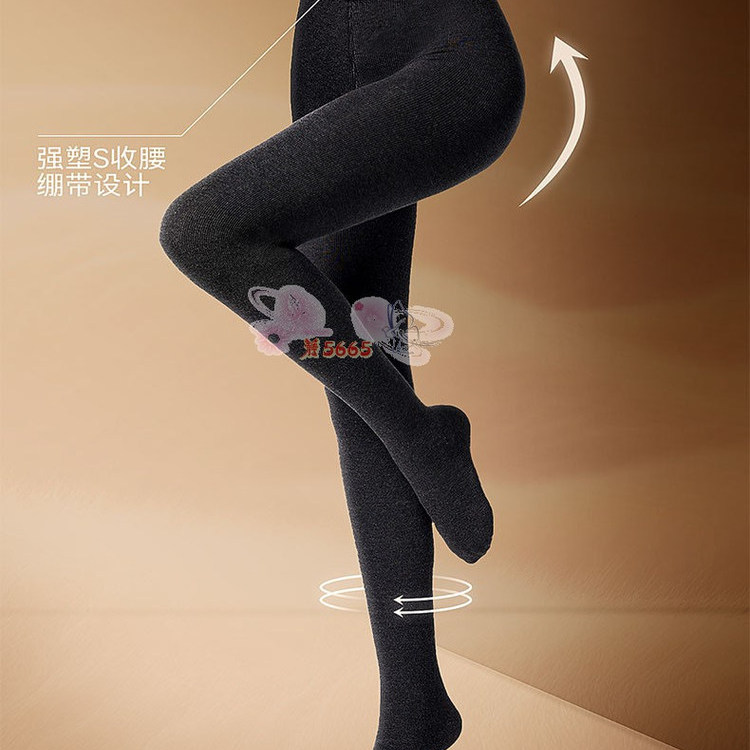 妖精可可黑绷带暖冬连裤袜自发热
