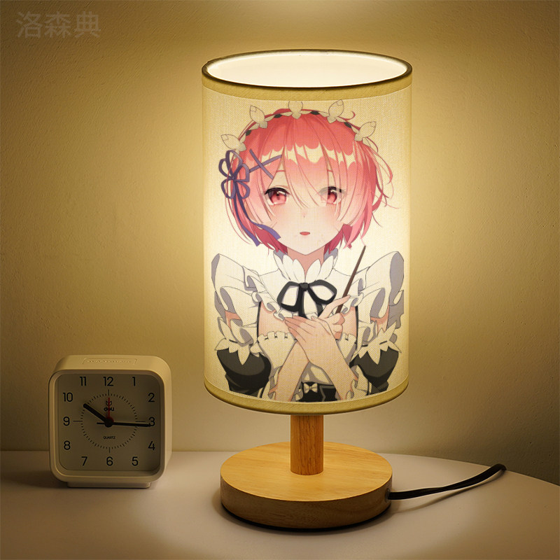 洛森典布卧室动漫三色变光小夜灯