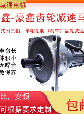 豪鑫减速机GV18-22-28-32-40-50-100w/200w/400/750w-1500w/2200w