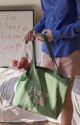 现货 韩免hotel827小众法式水洗棉单肩包 Paris系列 详情页均实拍