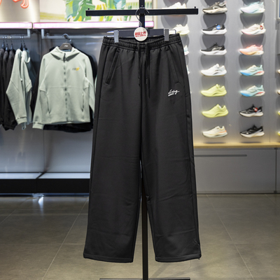 李宁直筒女子加绒保暖运动裤