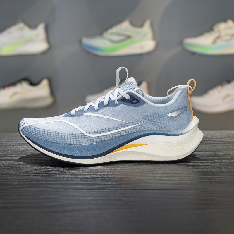 李宁男子竞速训练跑鞋回弹