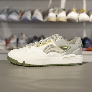 80s休闲鞋 板鞋 男子2025夏季 舒适软弹经典 AGCV051 新款 李宁COMMOM