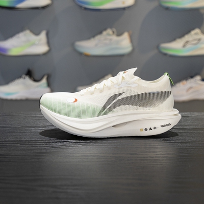 李宁2025飞电5 ELITE男女同款䨻丝轻量高回弹竞速比赛跑鞋ARMV003